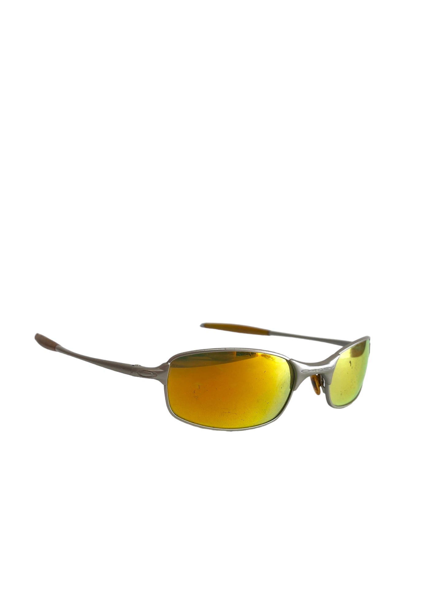 Gafas de sol Oakley square wire silver fire iridium lens