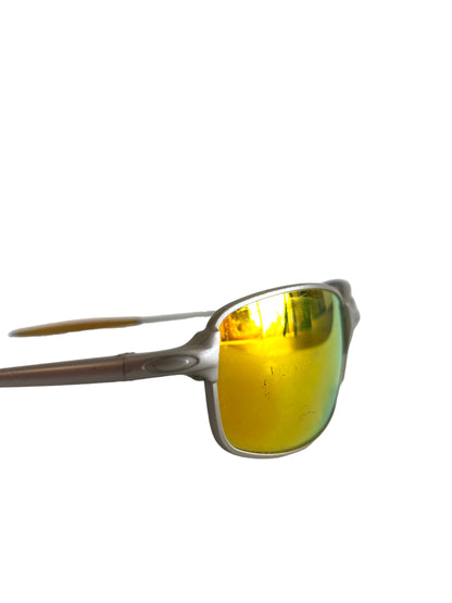 Gafas de sol Oakley square wire silver fire iridium lens