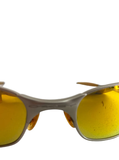 Gafas de sol Oakley square wire silver fire iridium lens