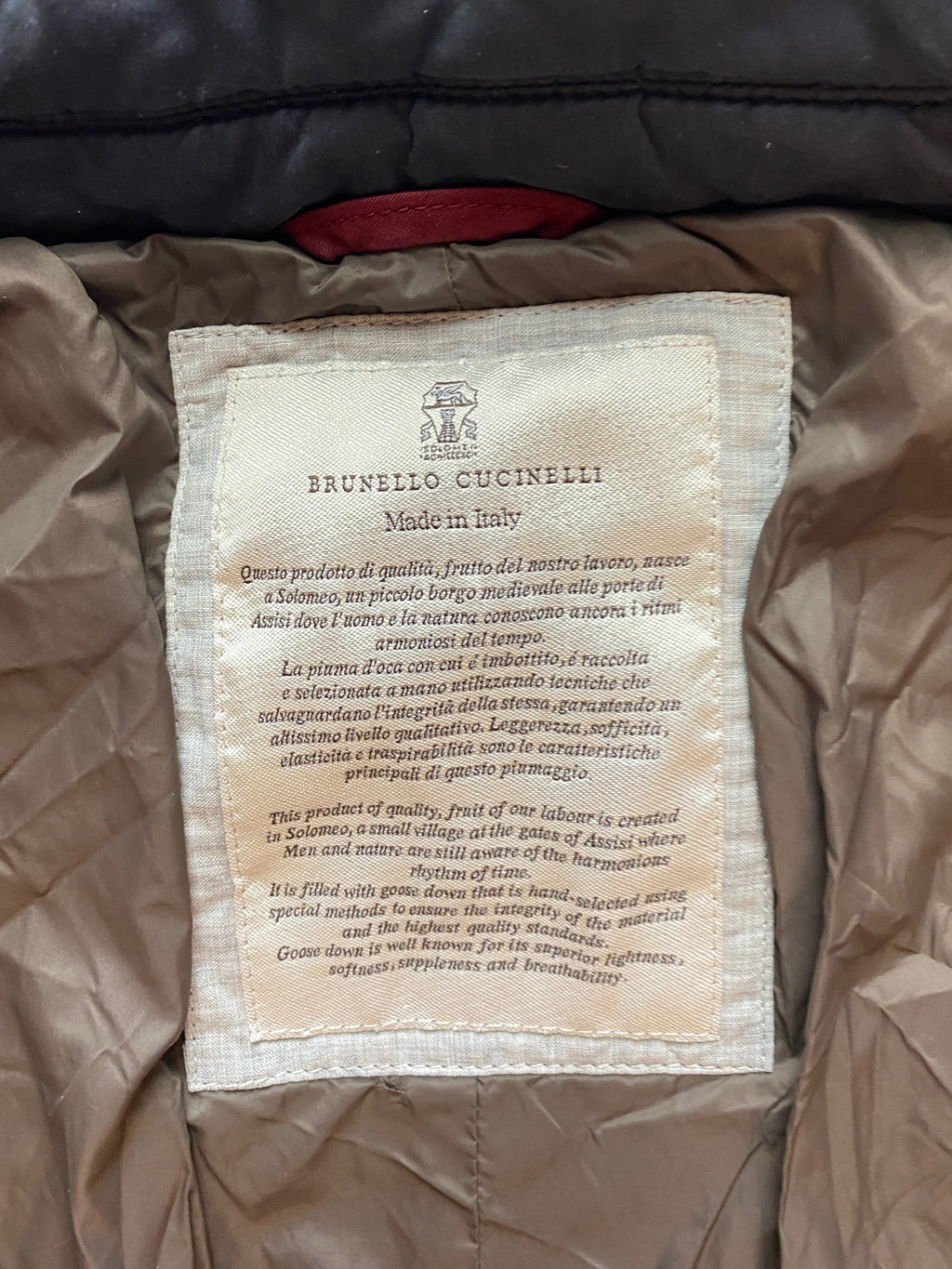 Chaqueta blazer acolchado Brunello Cuccinelli