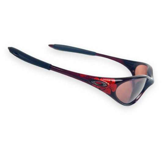 Oakley minute gen 2 tangerine w/flower sunglasses