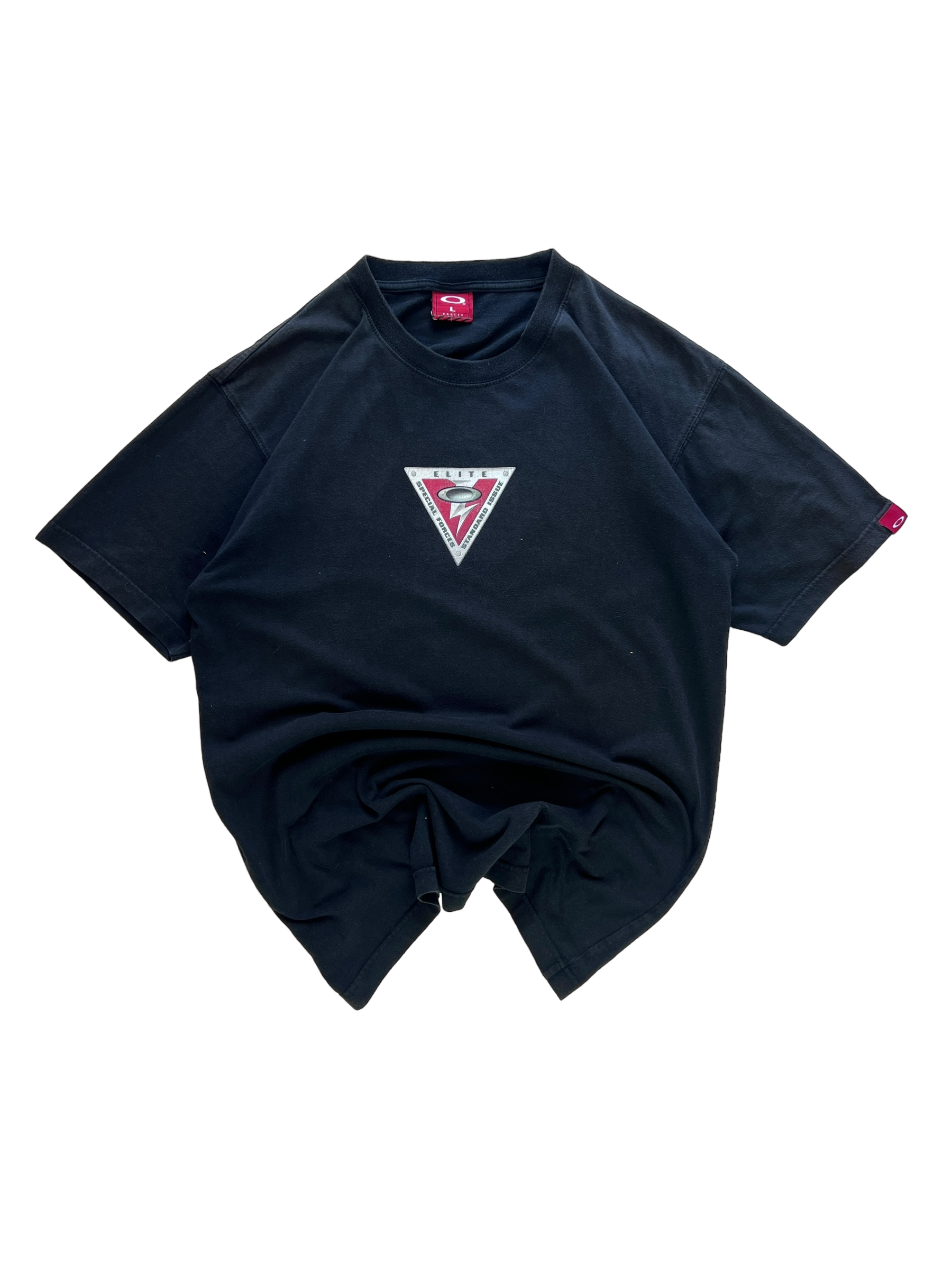 00's vintage Oakley Elite tee - L