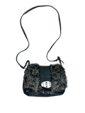 00's furry shoulder bag