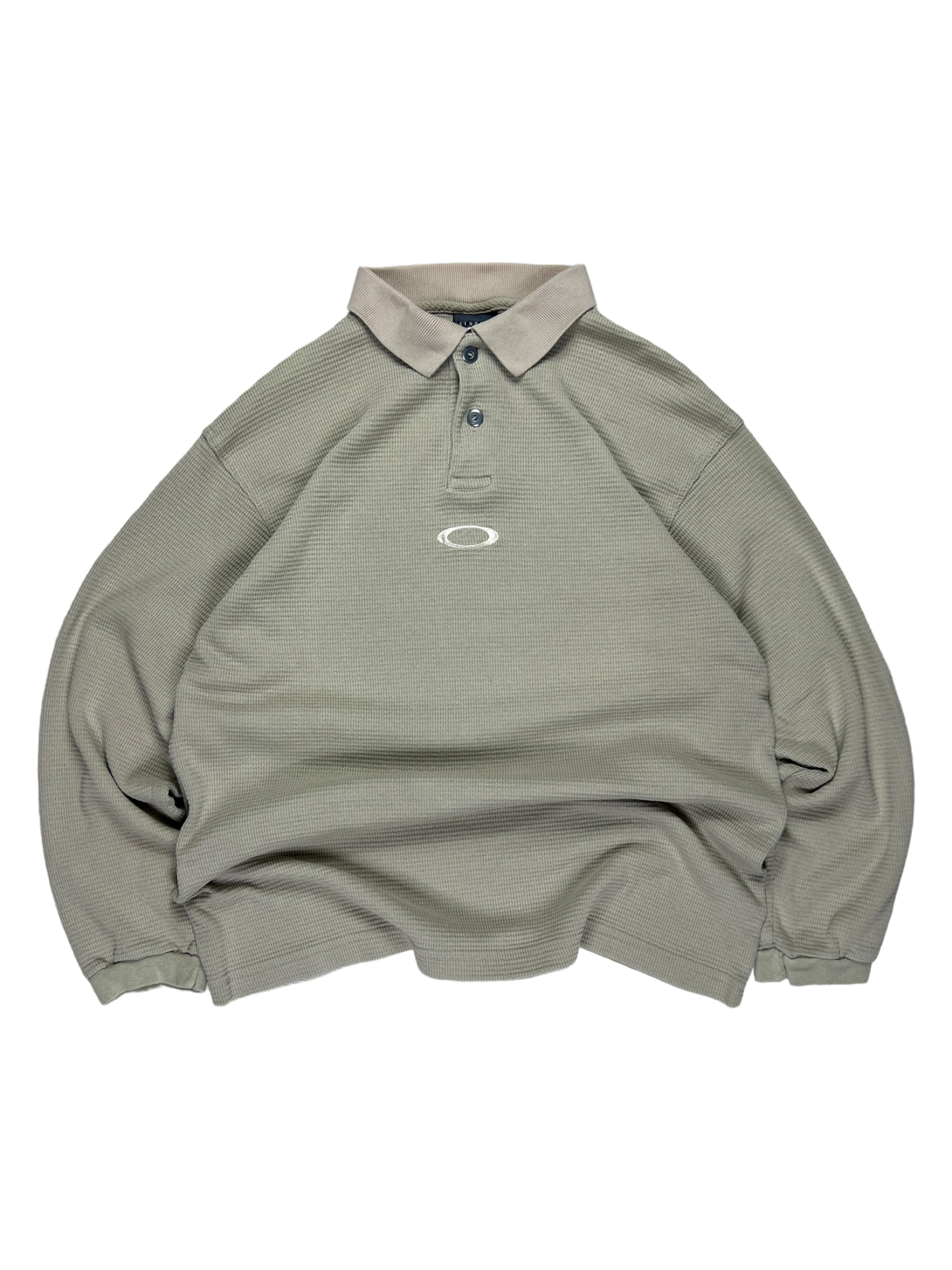 90's Oakley software long sleeve polo - S (M)