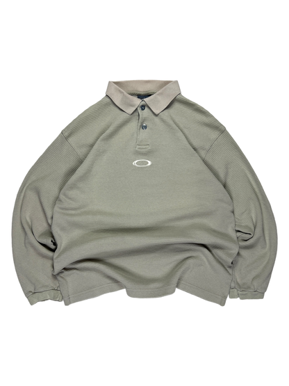 90's Oakley software long sleeve polo - S (M)