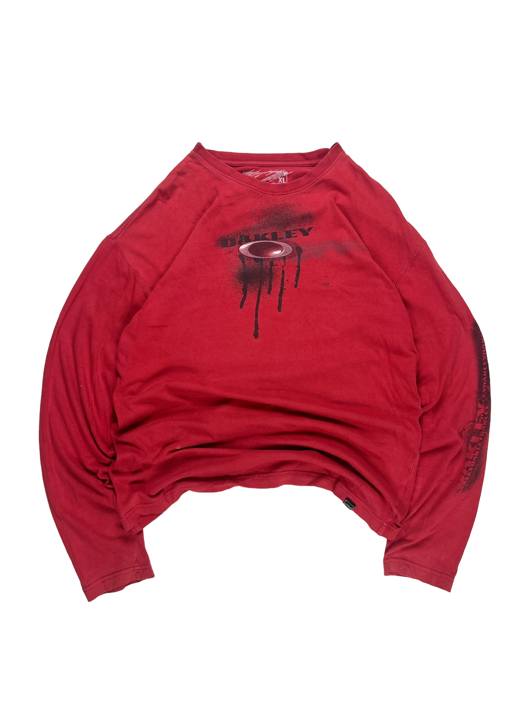00's Oakley long sleeve icon tee - XL