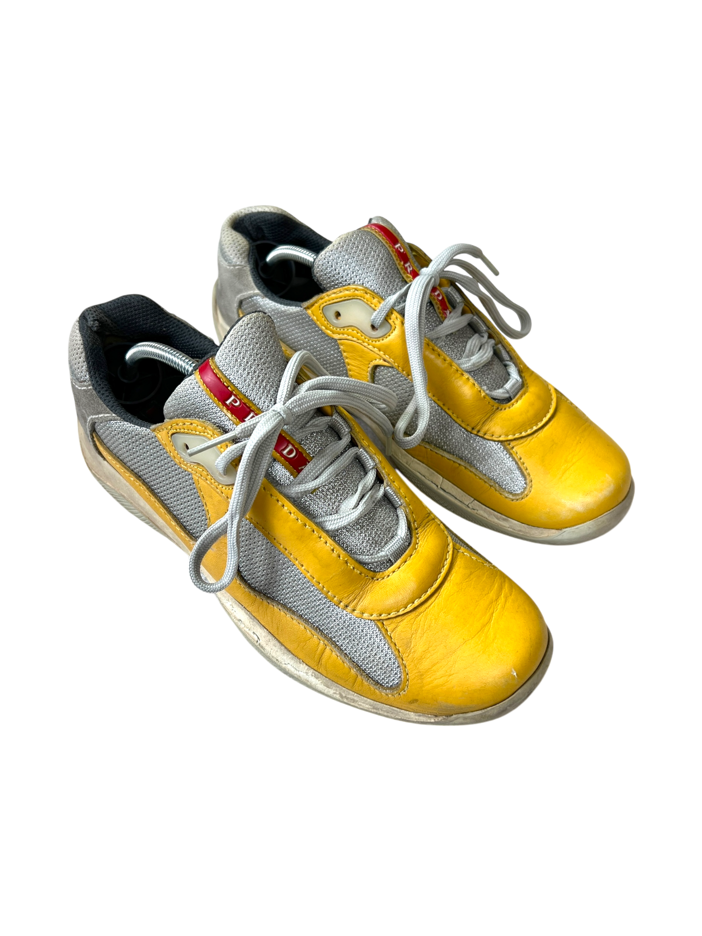 Prada America Cup Mustard shoes