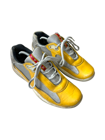 Prada America Cup Mustard shoes