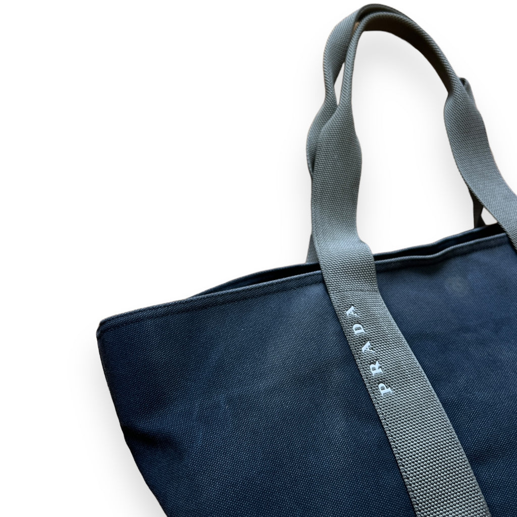 Prada Lunarossa canva tote bag