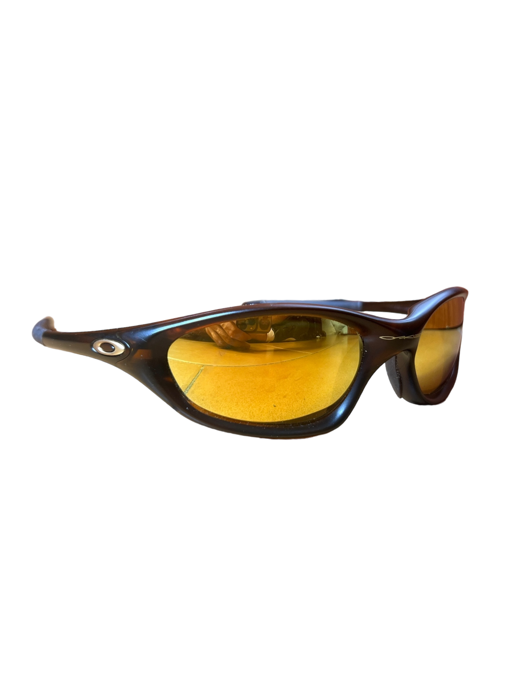 Oakley XX rootbeer frame fire iridium lens sunglasses