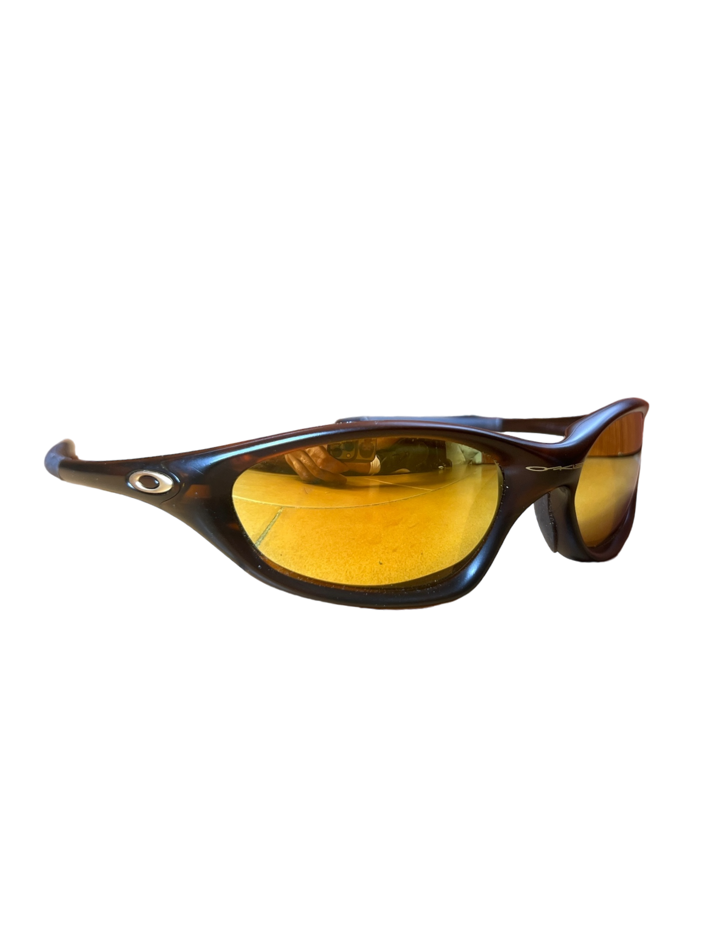 Oakley XX rootbeer frame fire iridium lens sunglasses