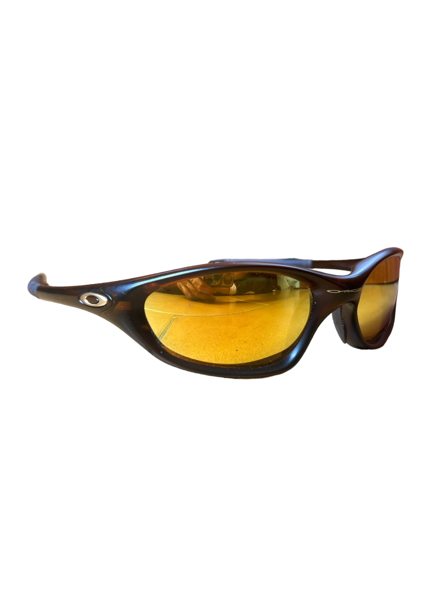 Oakley XX rootbeer frame fire iridium lens sunglasses