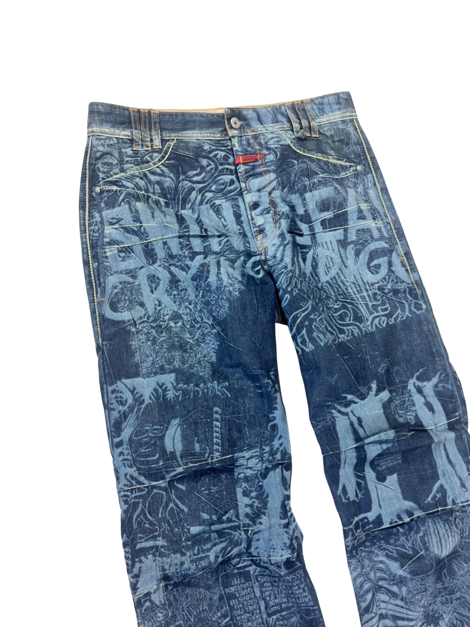 Marithé + François Girbaud All Print Jeans