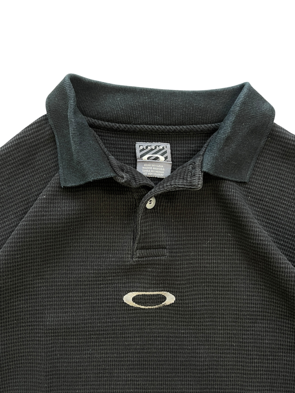 90's Oakley Software Waffle Center Icon Polo