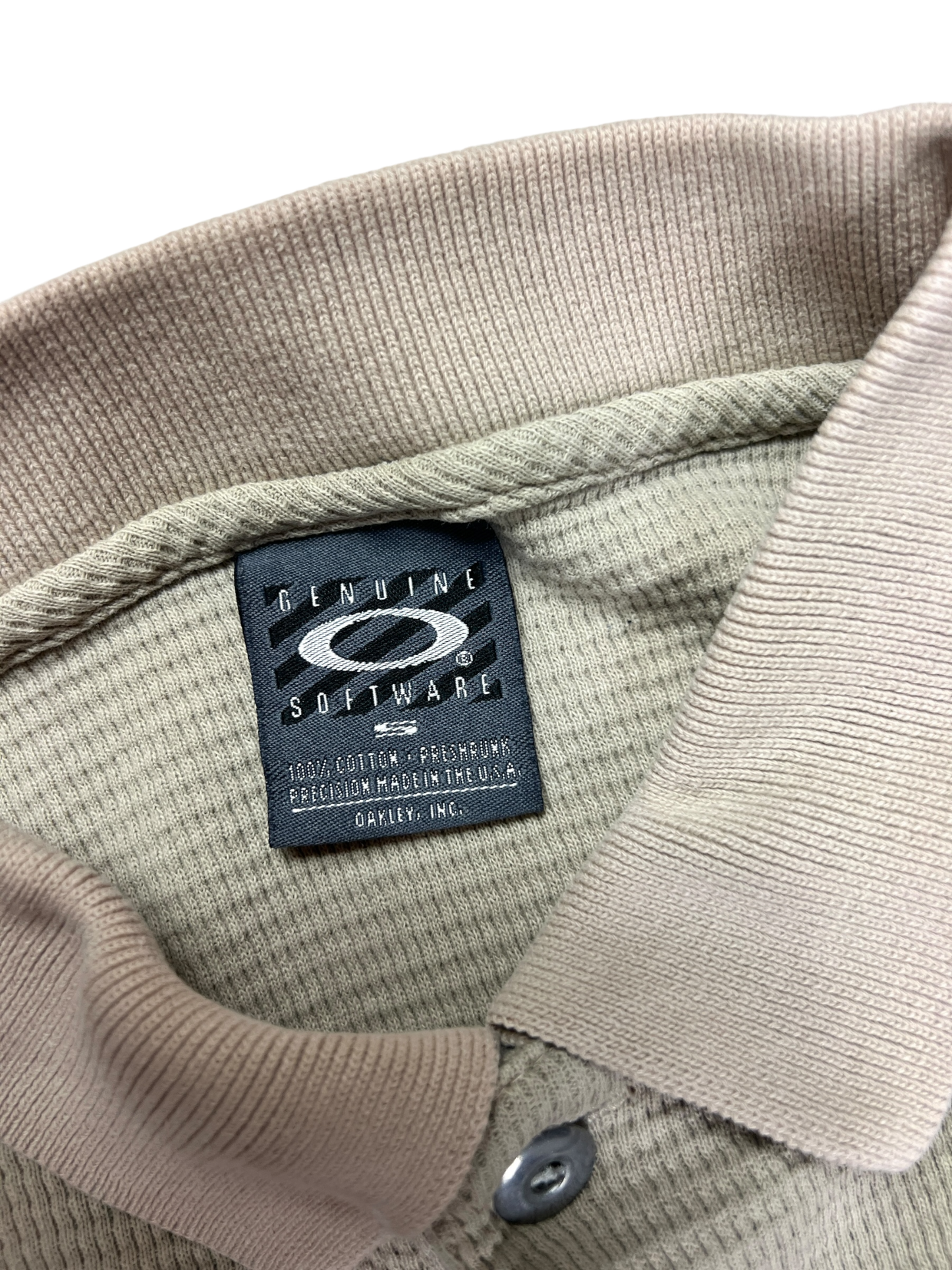 90's Oakley software long sleeve polo - S (M)