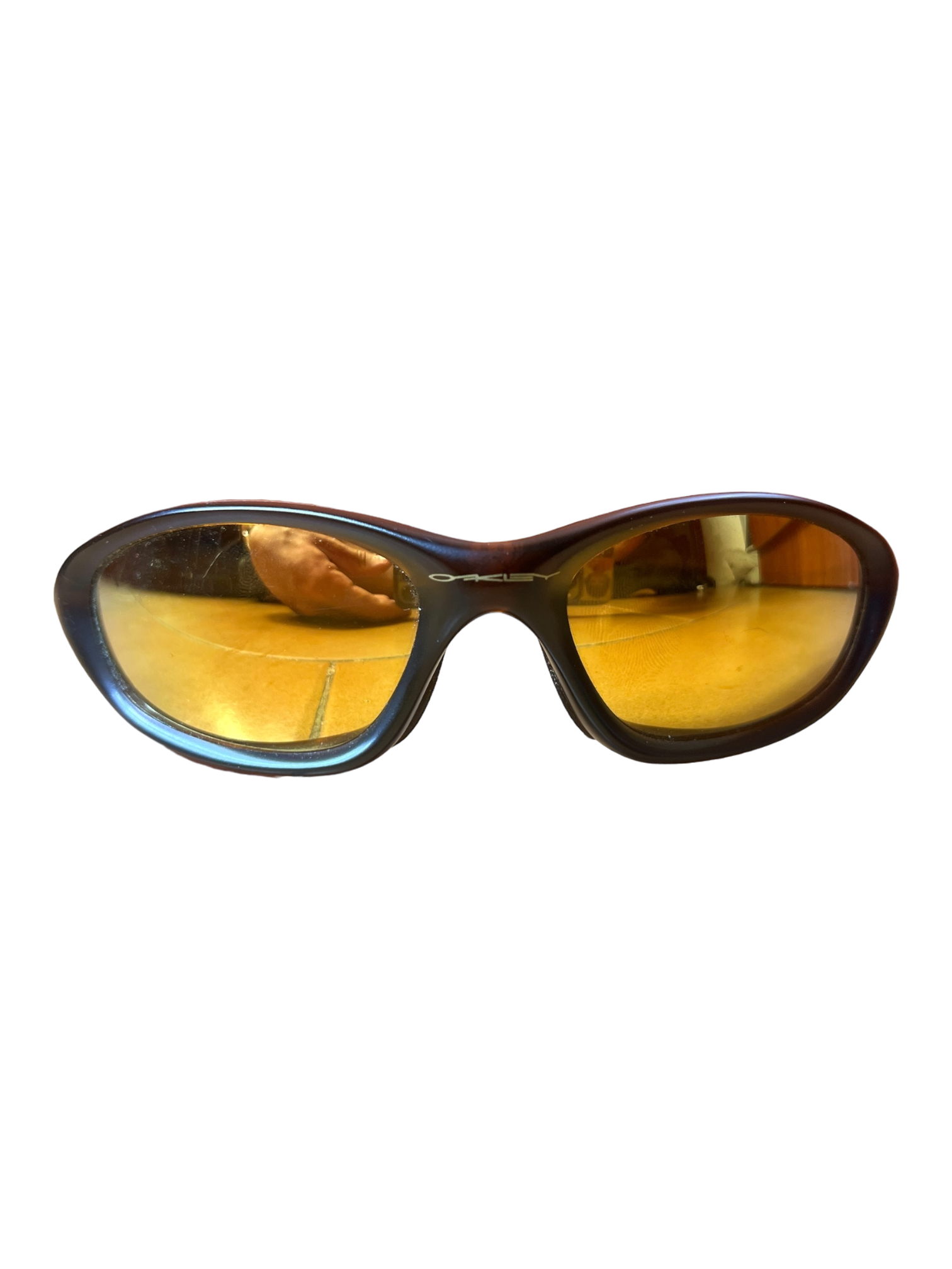 Oakley XX rootbeer frame fire iridium lens sunglasses