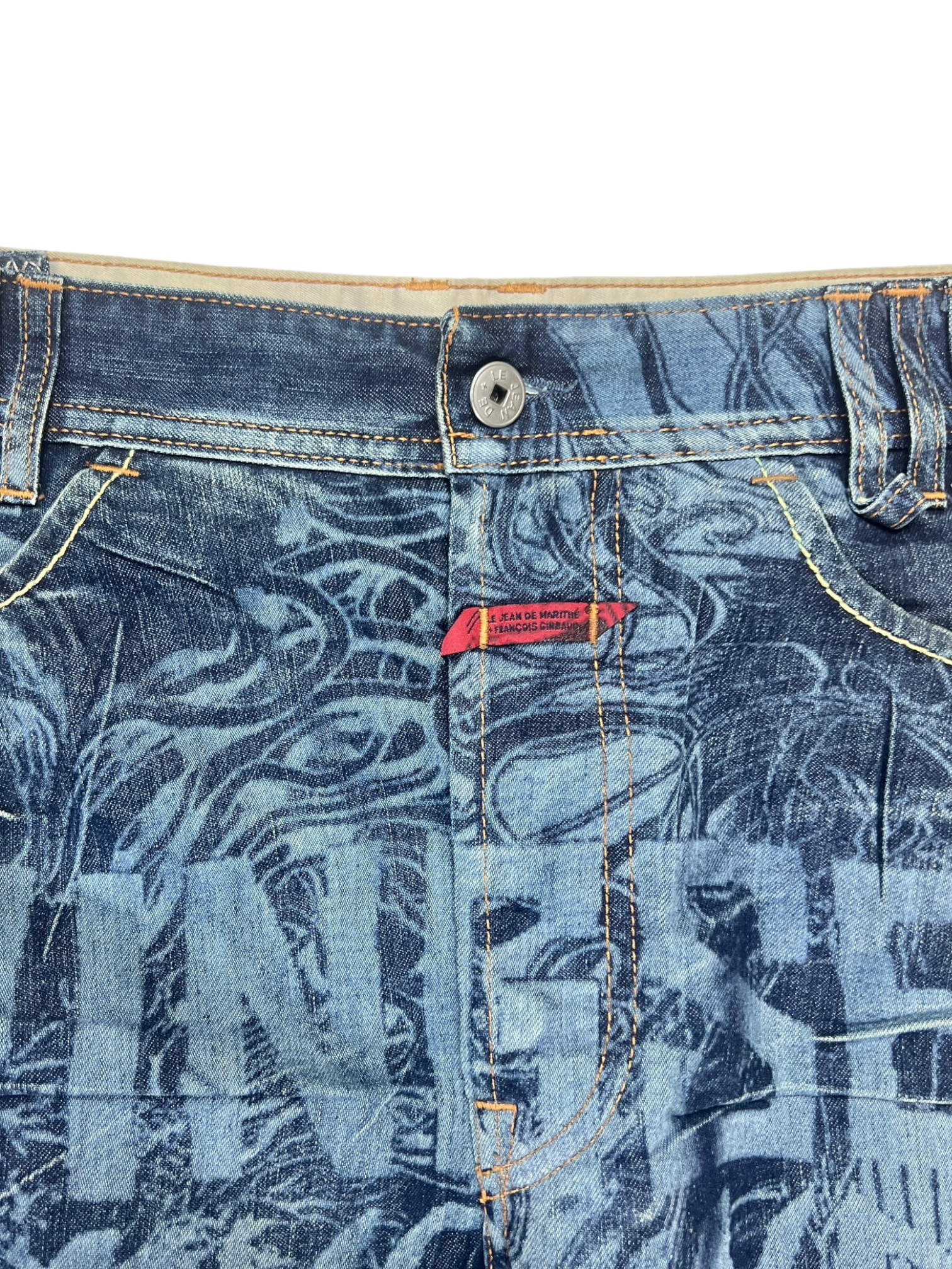 Marithé + François Girbaud All Print Jeans