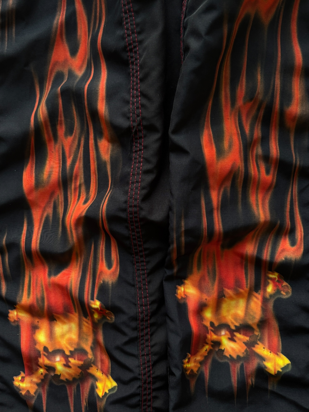 90's OAKLEY SKULL FLAME SHORTS