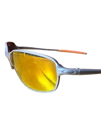 Oakley square wire 2.0 fire iridium lens sunglasses