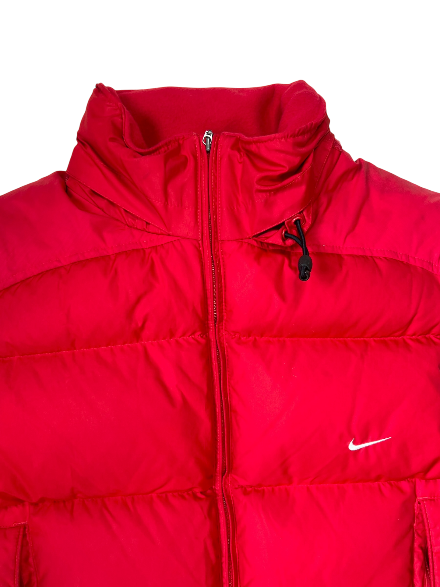 90s Nike Puffer hooded vest - M