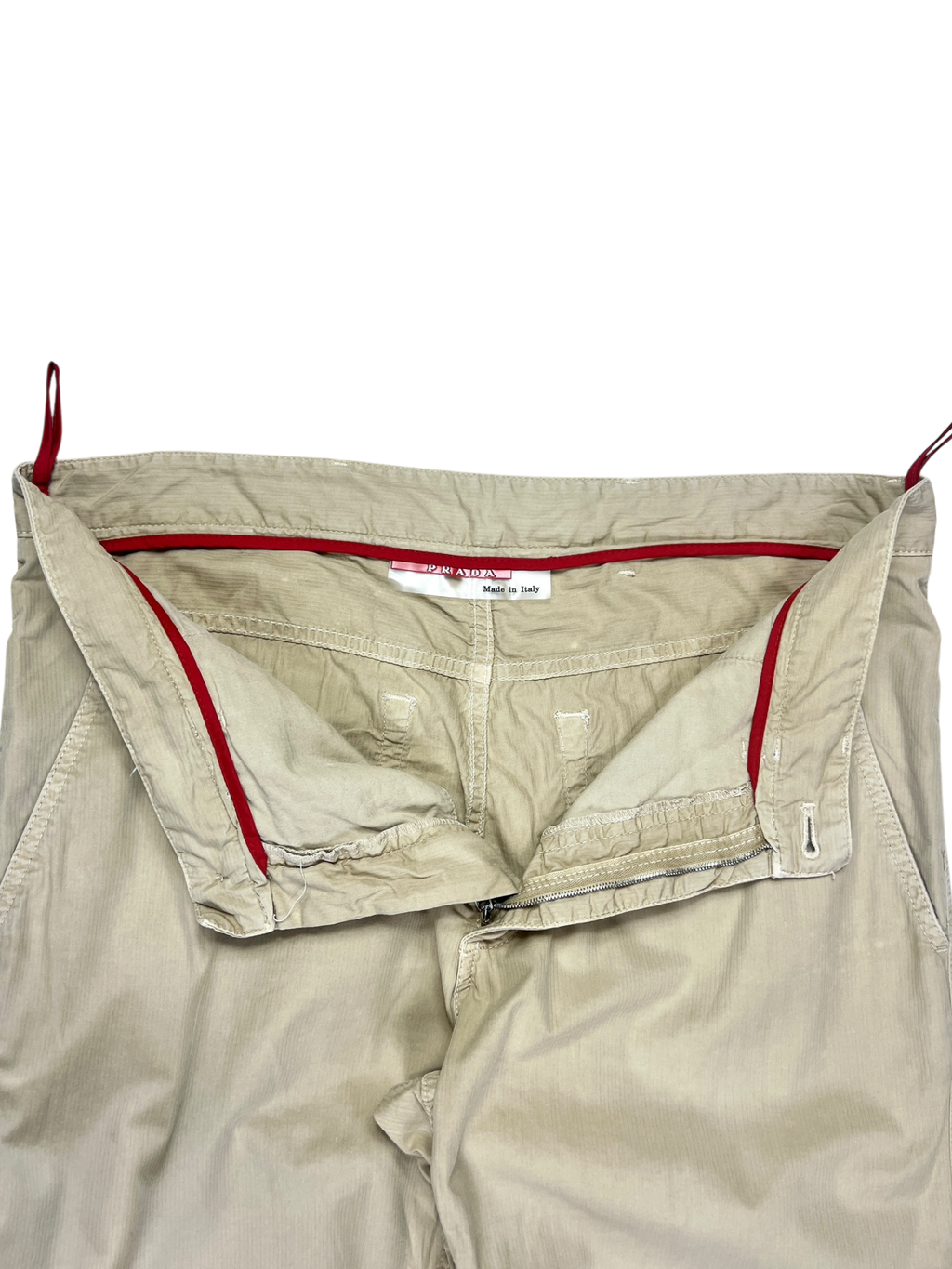 PRADA LINEA ROSSA STRAIGHT CHINOS
