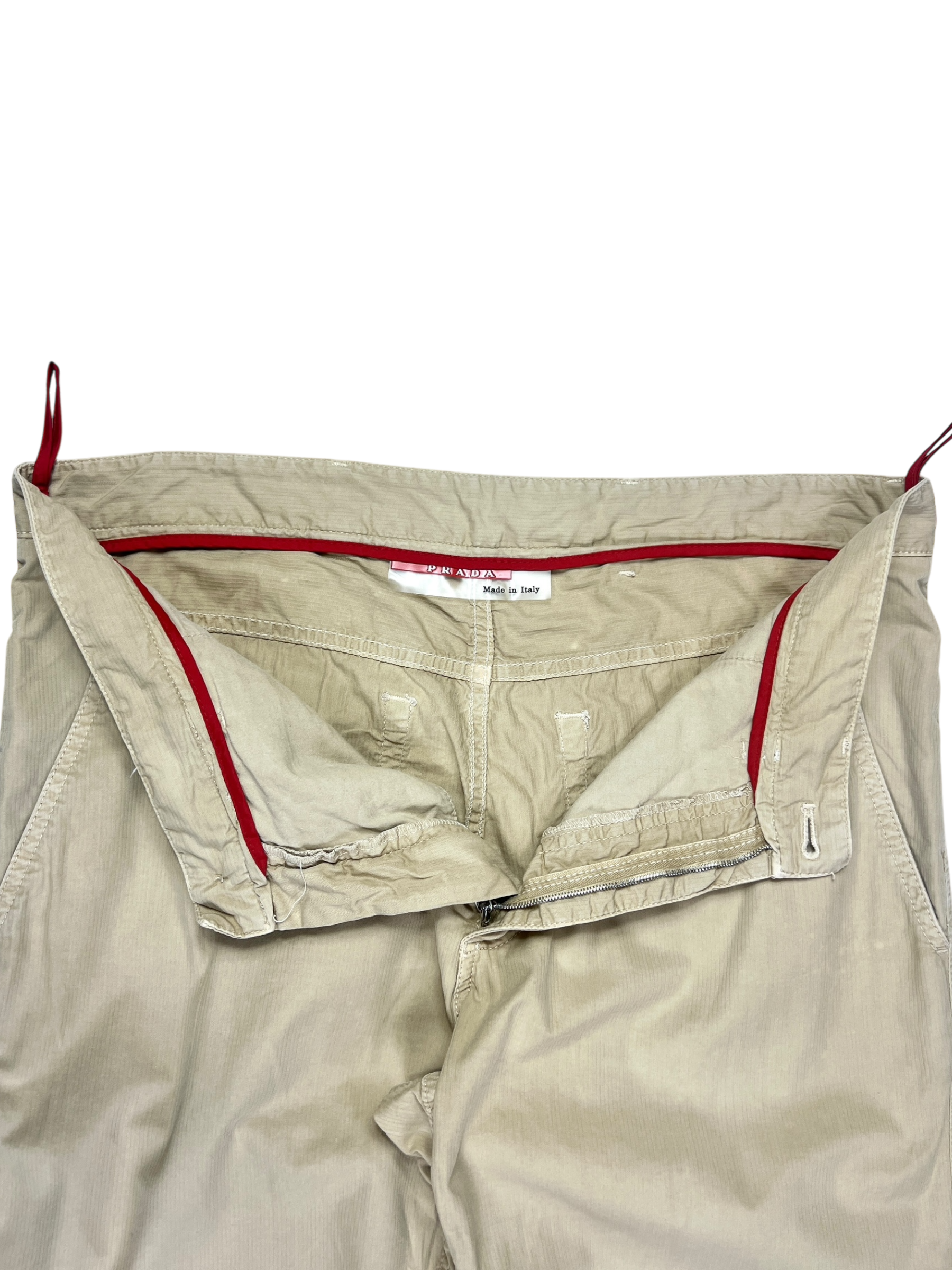 PRADA LINEA ROSSA STRAIGHT CHINOS