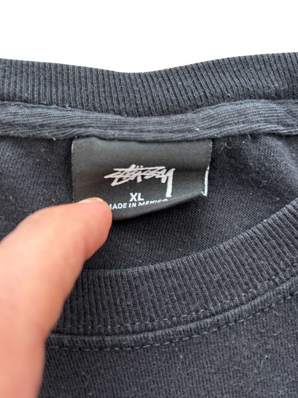 Stussy World Tour Black Tee
