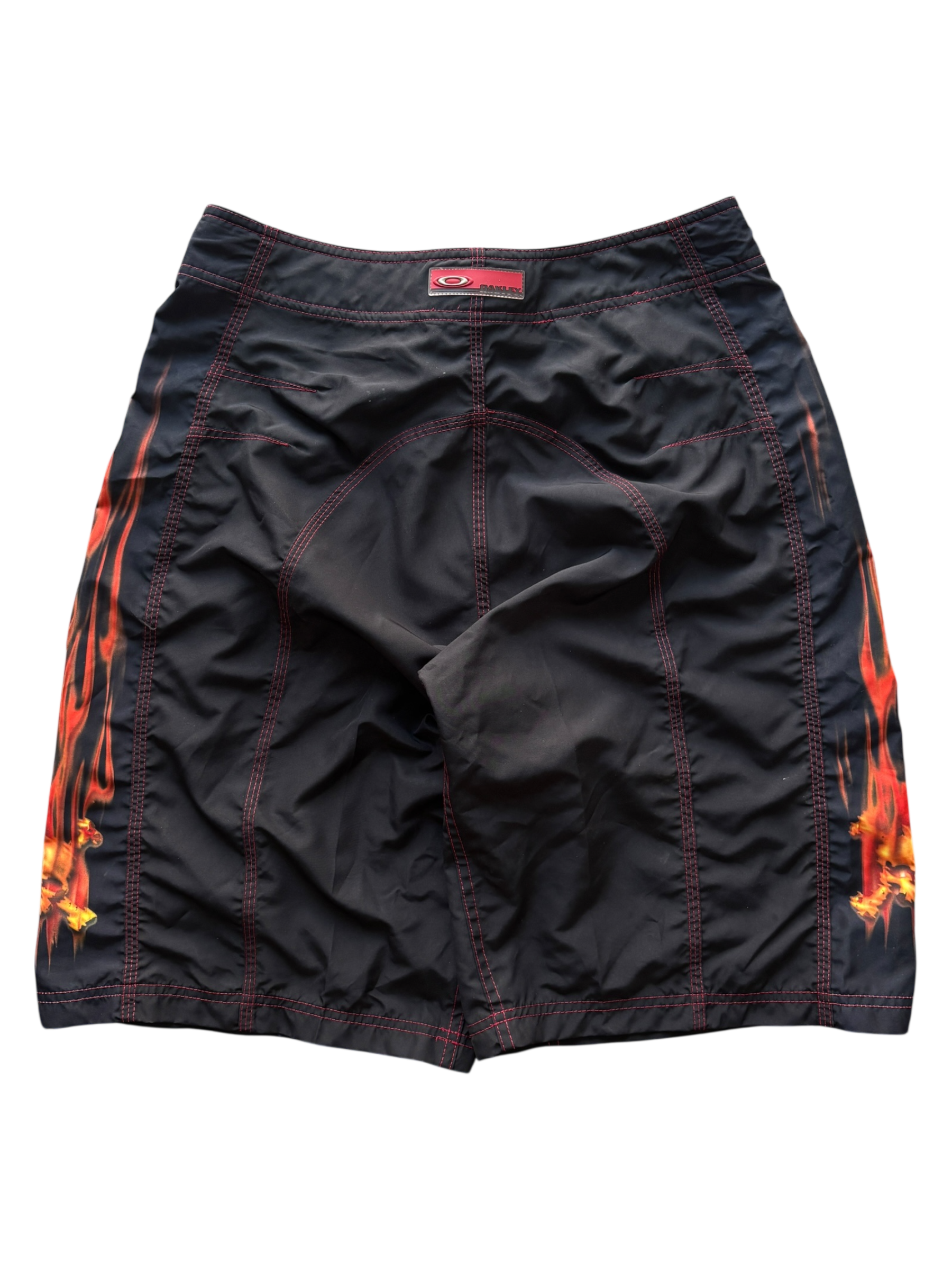 90's OAKLEY SKULL FLAME SHORTS