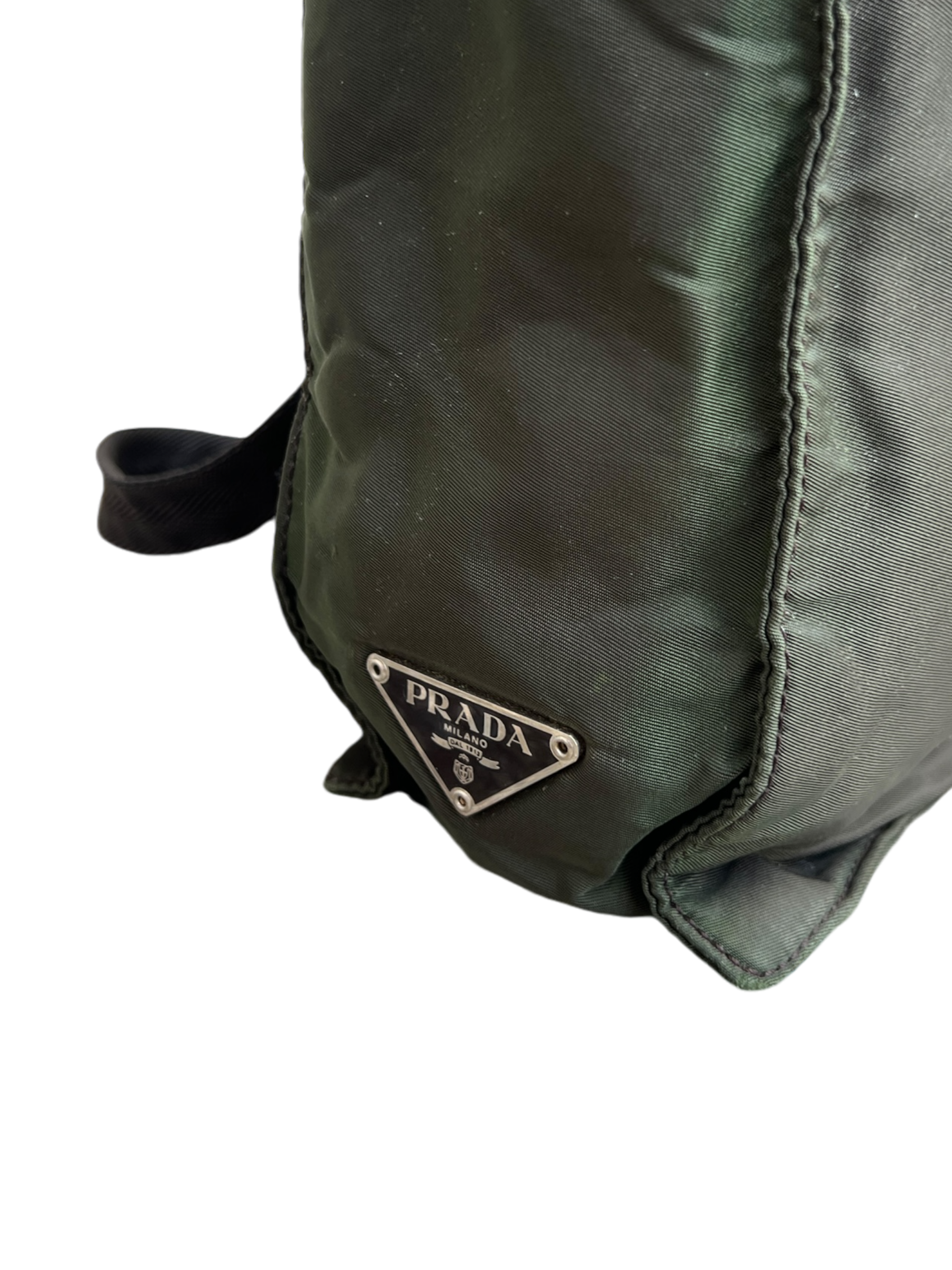 Prada mainline canvas shoulder bag