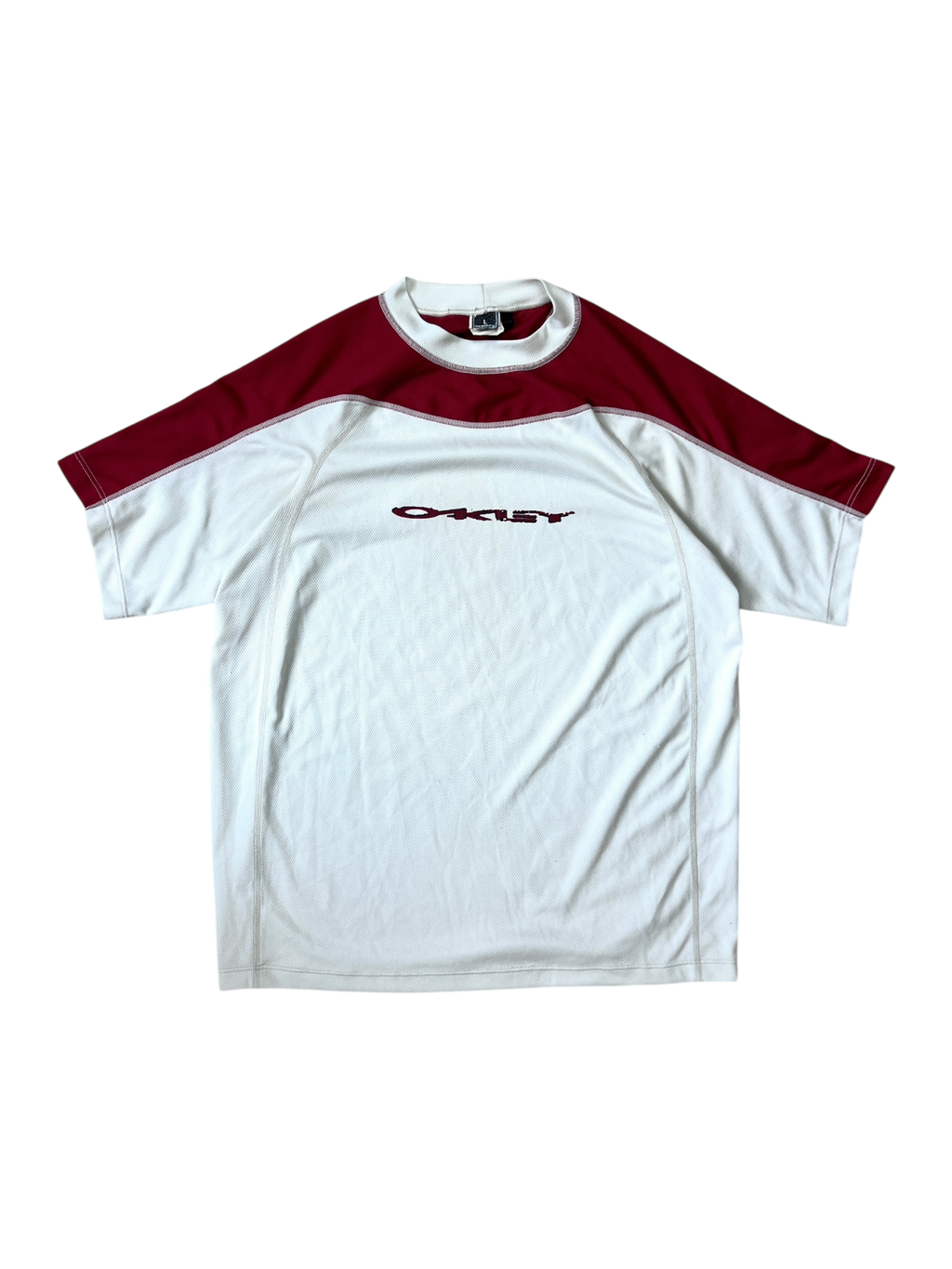 00's Oakley spell out tee - L