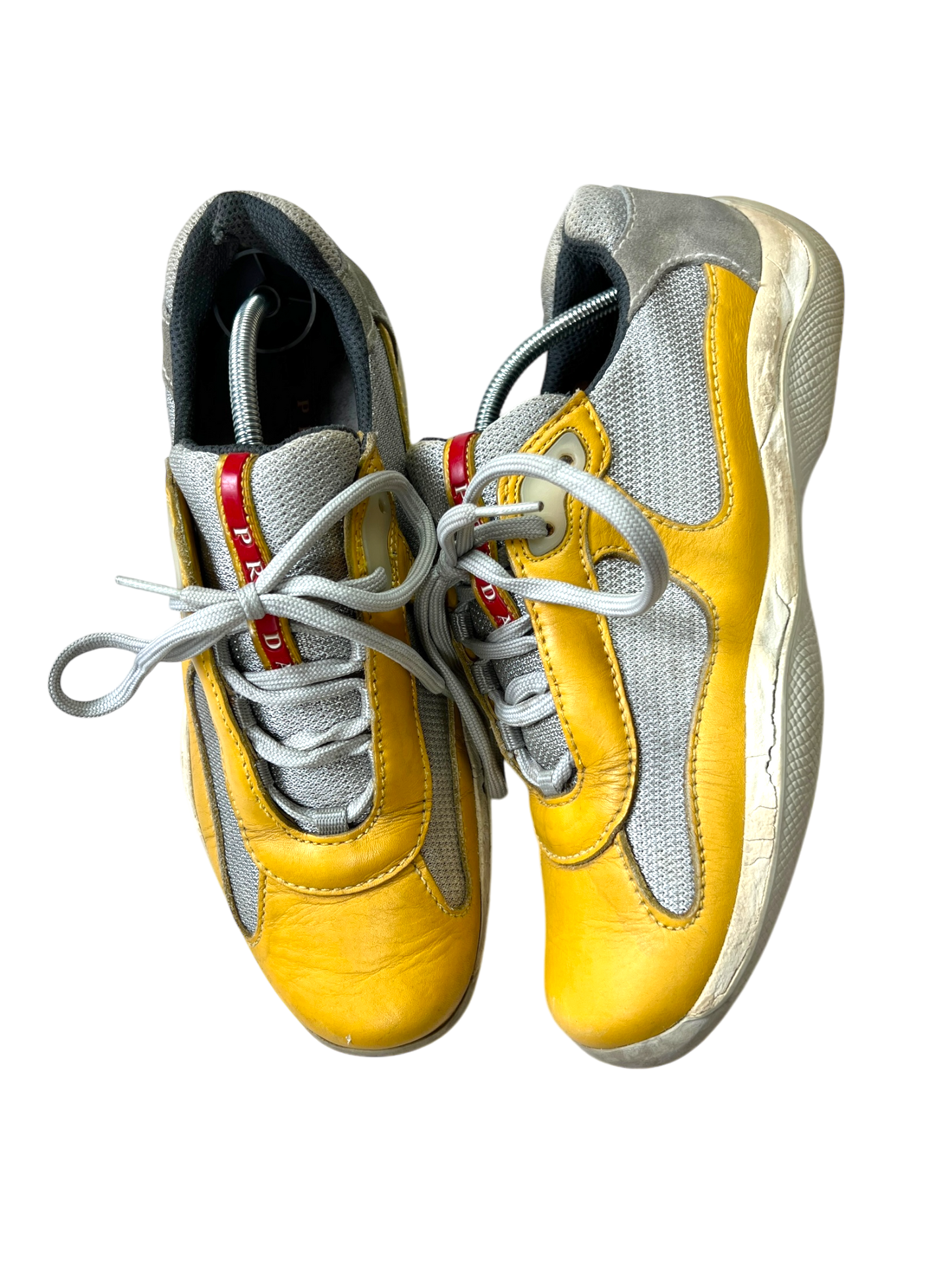 Prada America Cup Mustard shoes