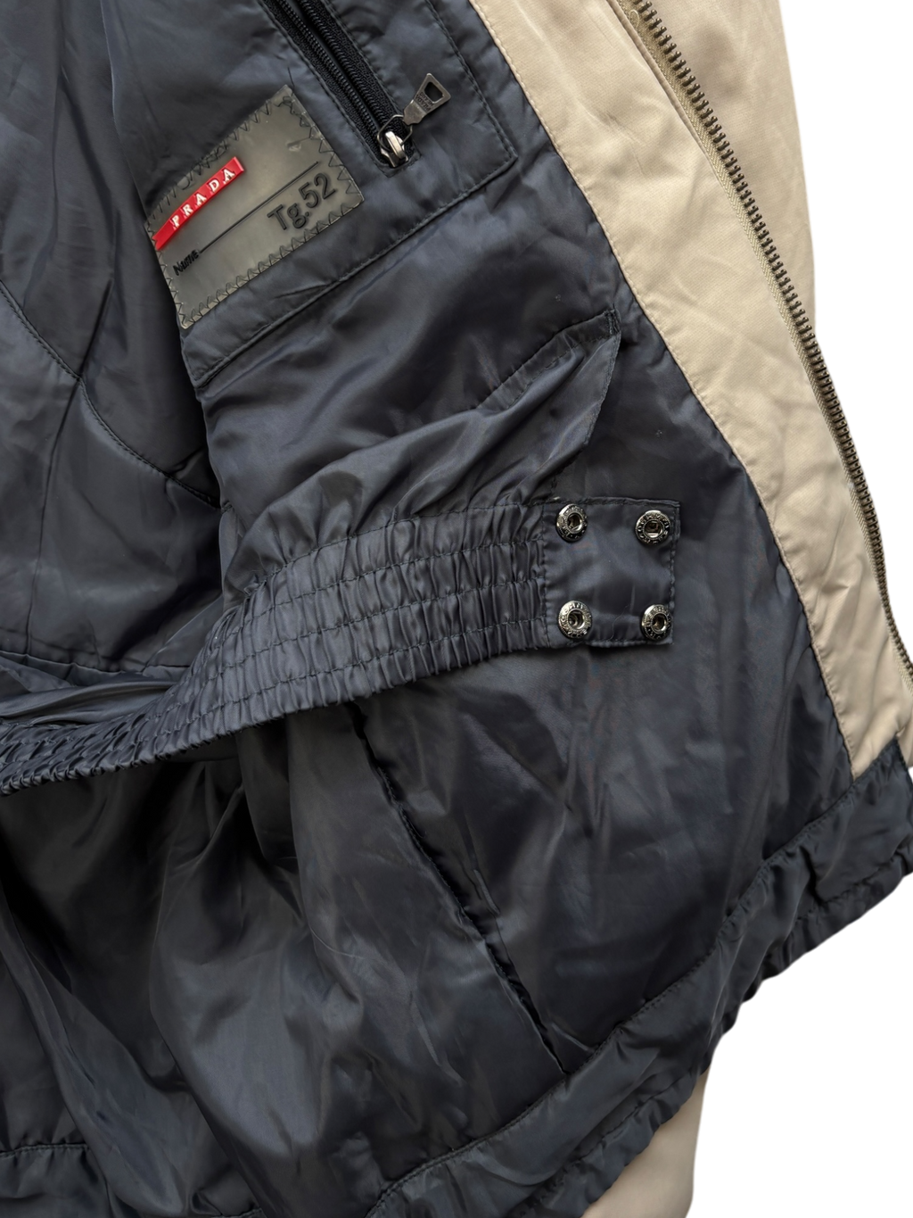 00S PRADA SPORT GORE-TEX PADDED DOUBLE ZIPPER JACKET