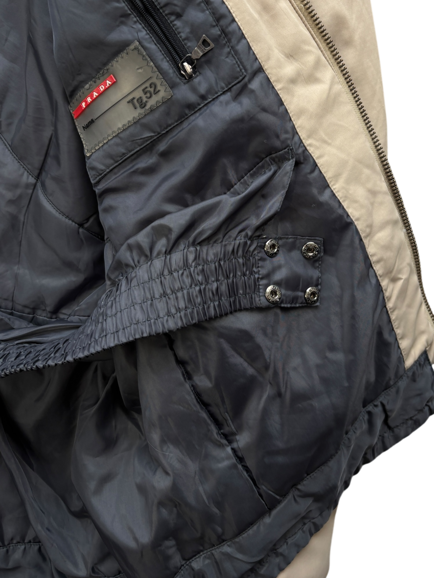 00S PRADA SPORT GORE-TEX PADDED DOUBLE ZIPPER JACKET