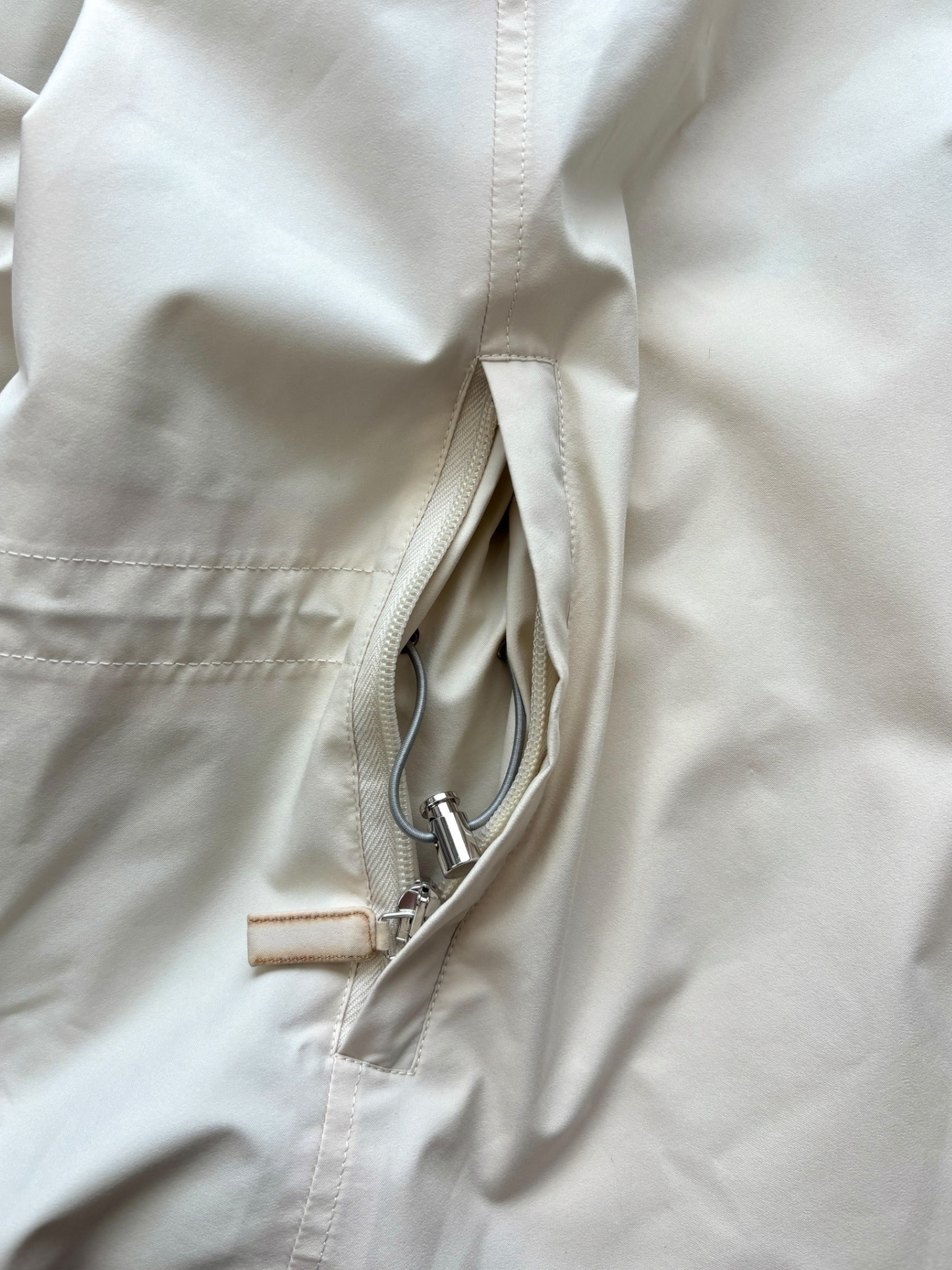 PRADA LINEA ROSSA CHAMPAGNE GORE-TEX HARRINGTON JACKET