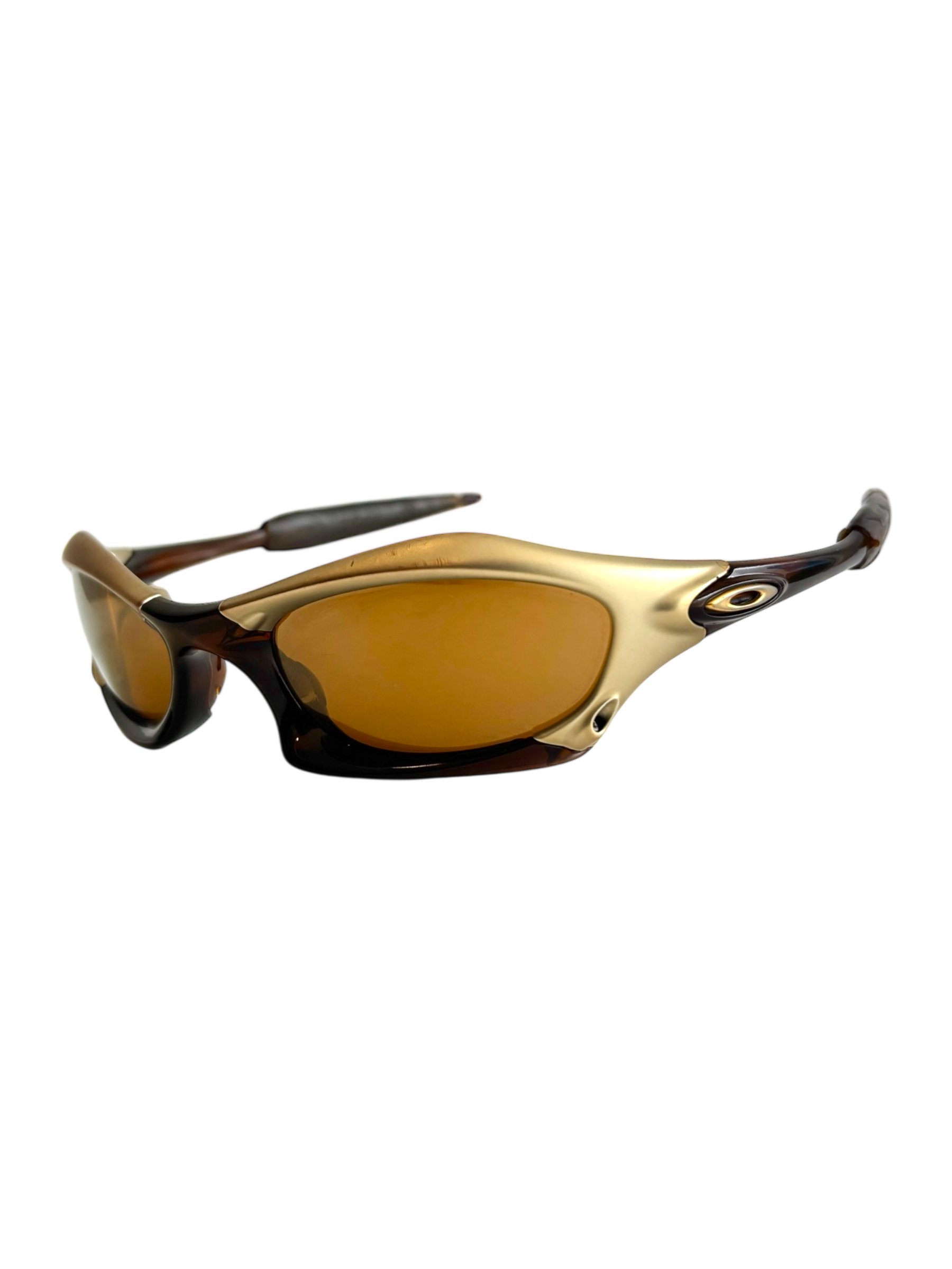 OAKLEY SPLICE PLATINUM - ROOTBEER / GOLD IRIDIUM (2002) – 16.88studio