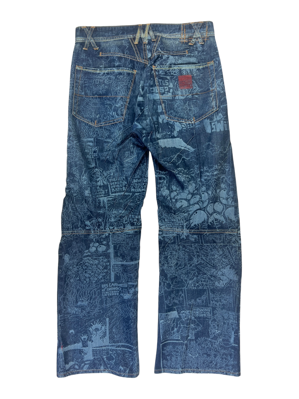 Marithé + François Girbaud All Print Jeans