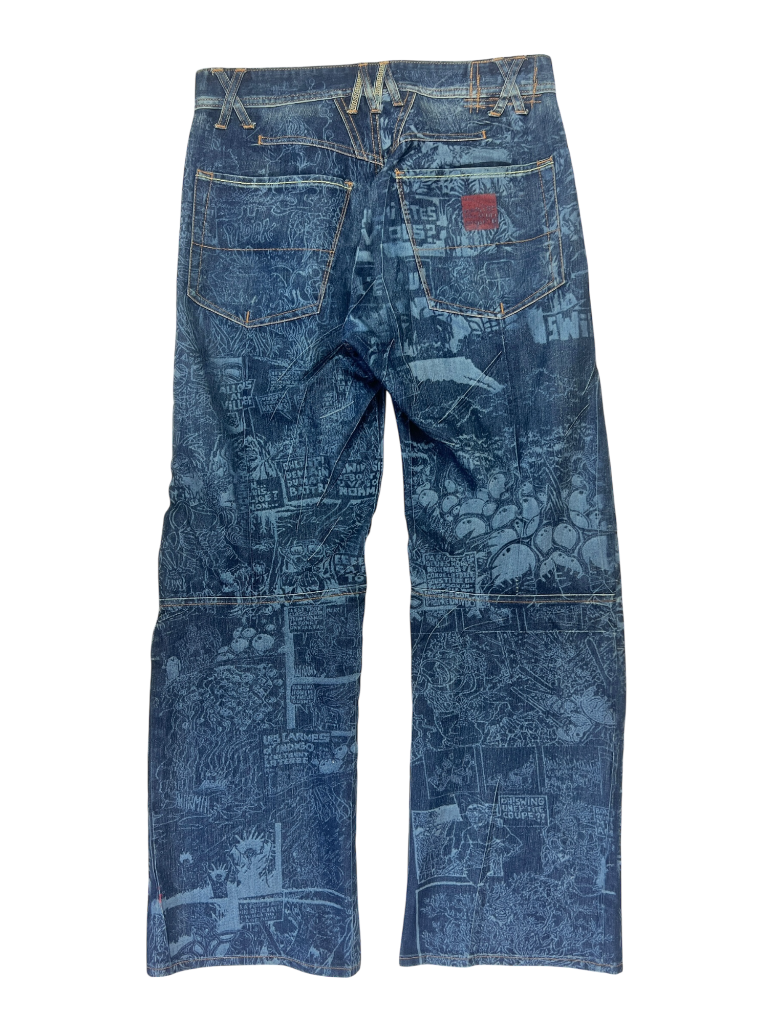 Marithé + François Girbaud All Print Jeans