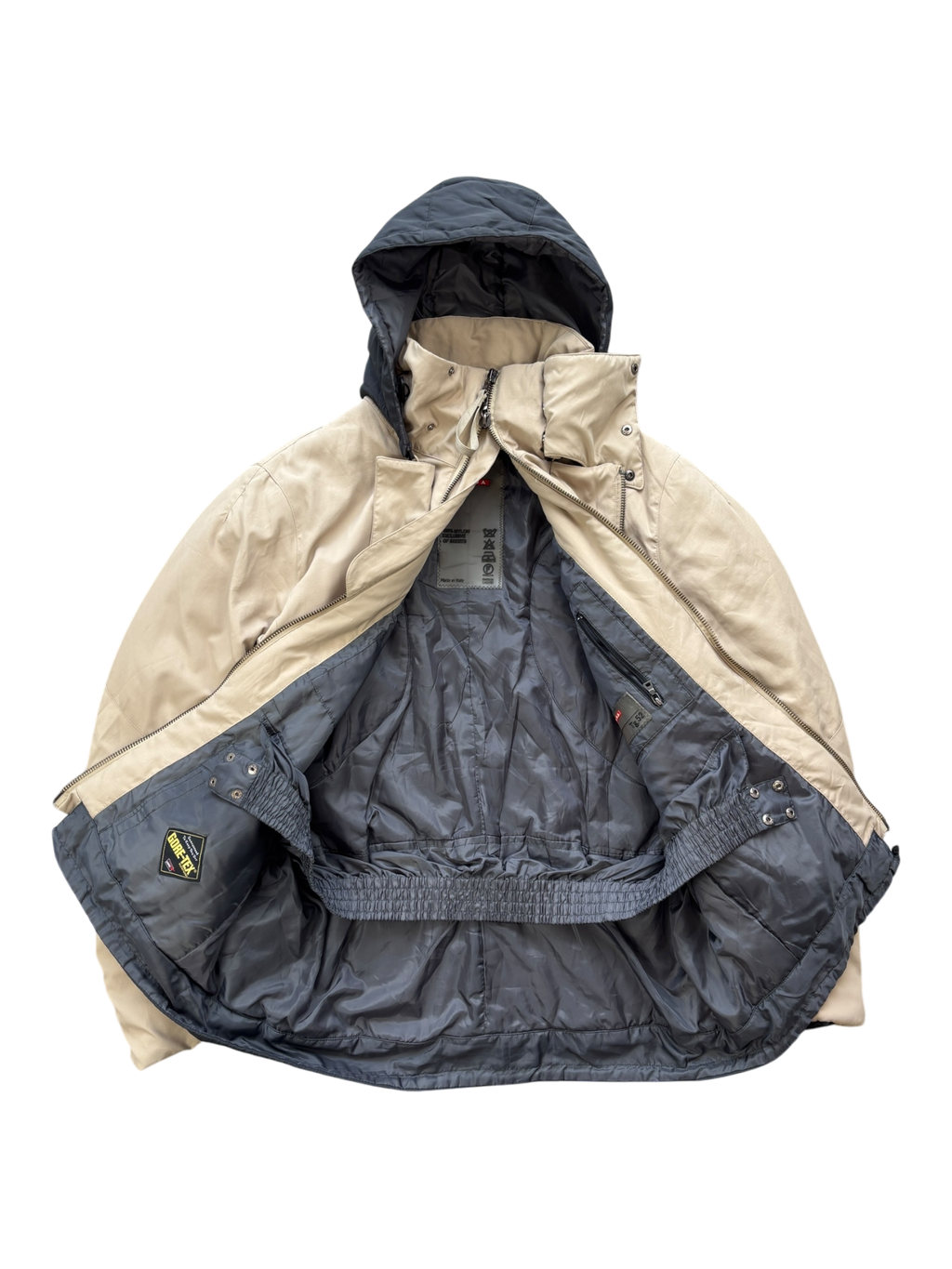 00s PRADA SPORT GORE-TEX PADDED DOUBLE ZIPPER JACKET