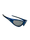 Oakley straight jackets royal blue sunglasses