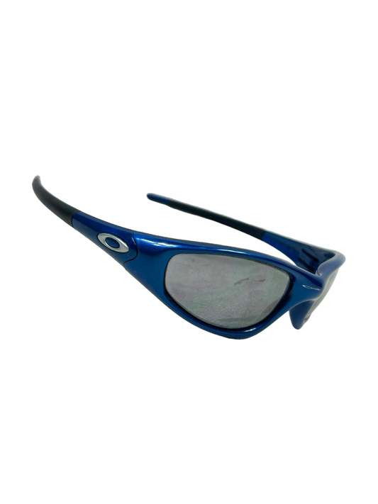 Oakley straight jackets royal blue sunglasses