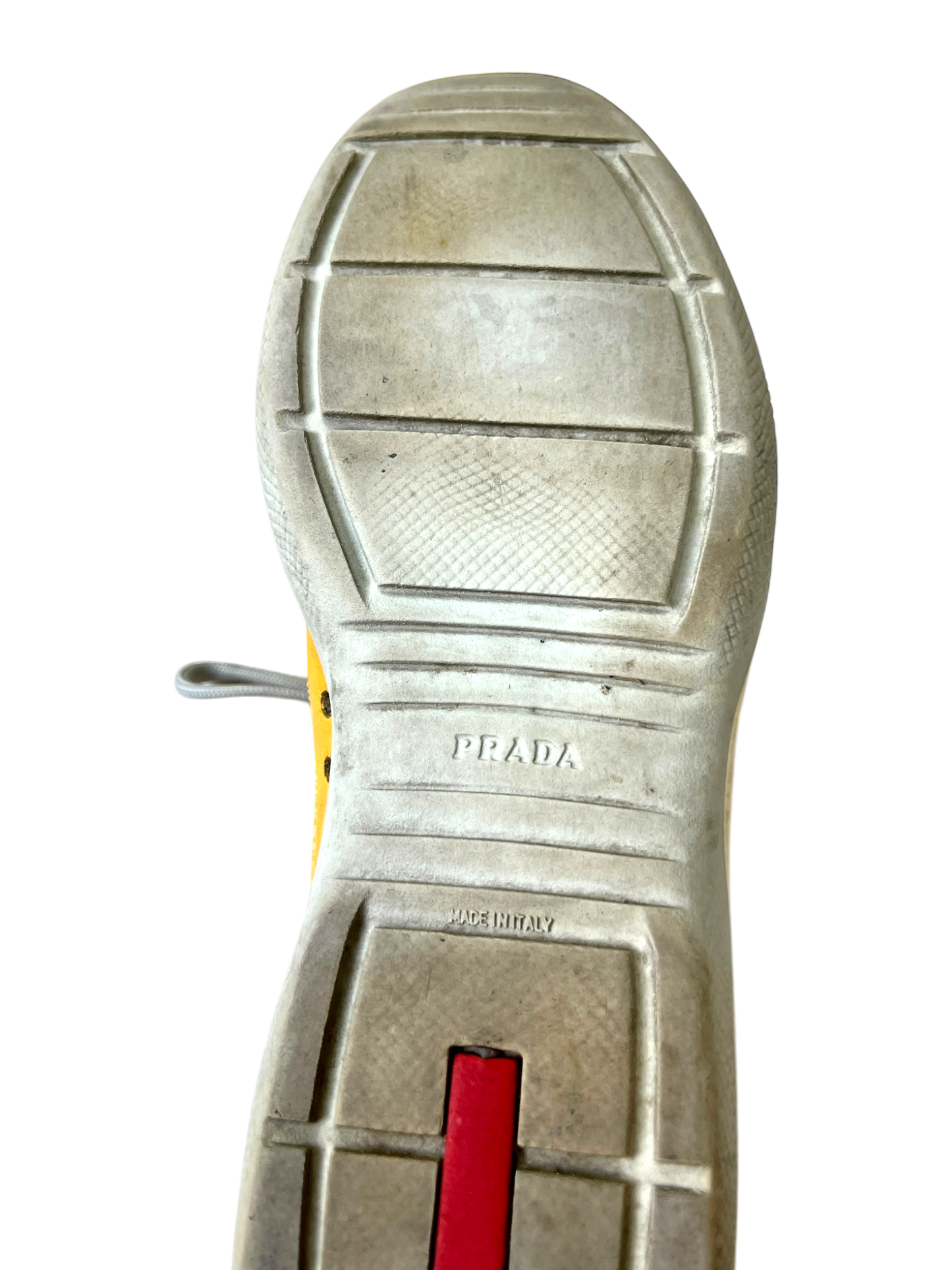 Prada America Cup Mustard shoes