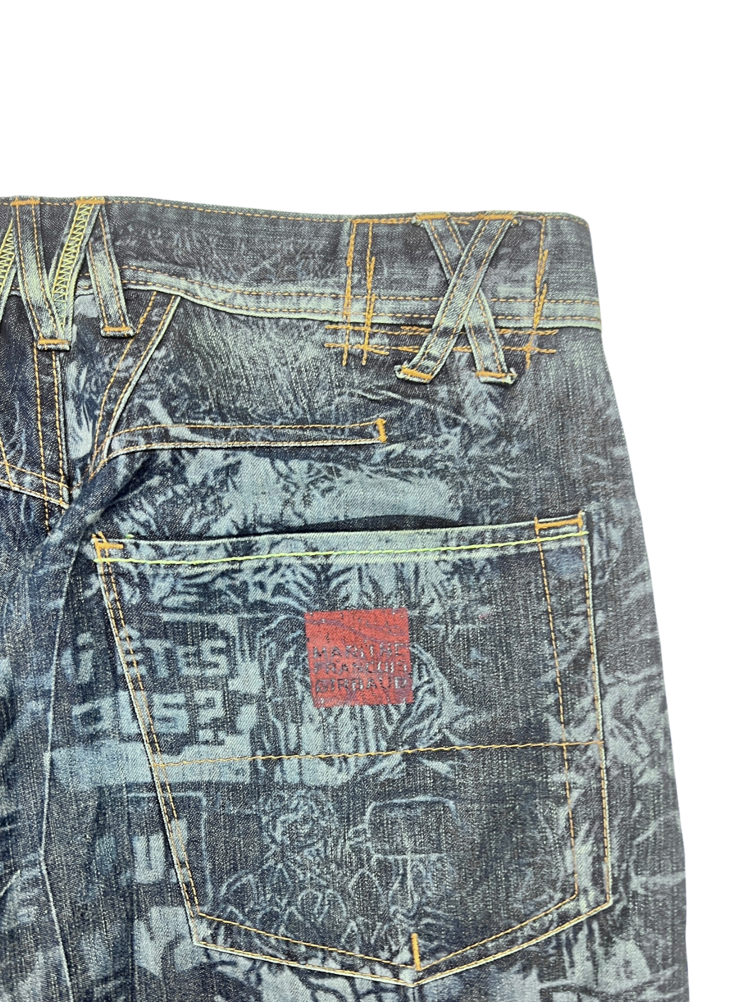 Marithé + François Girbaud All Print Jeans