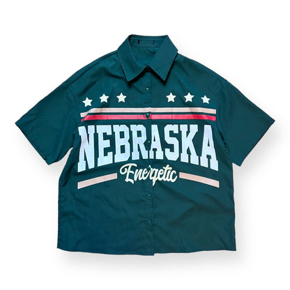 Camisa vintage boxy Nebraska