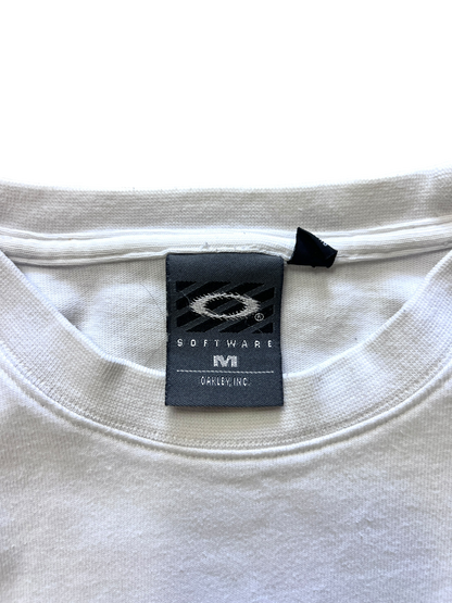 90's Oakley software central logo tee - M