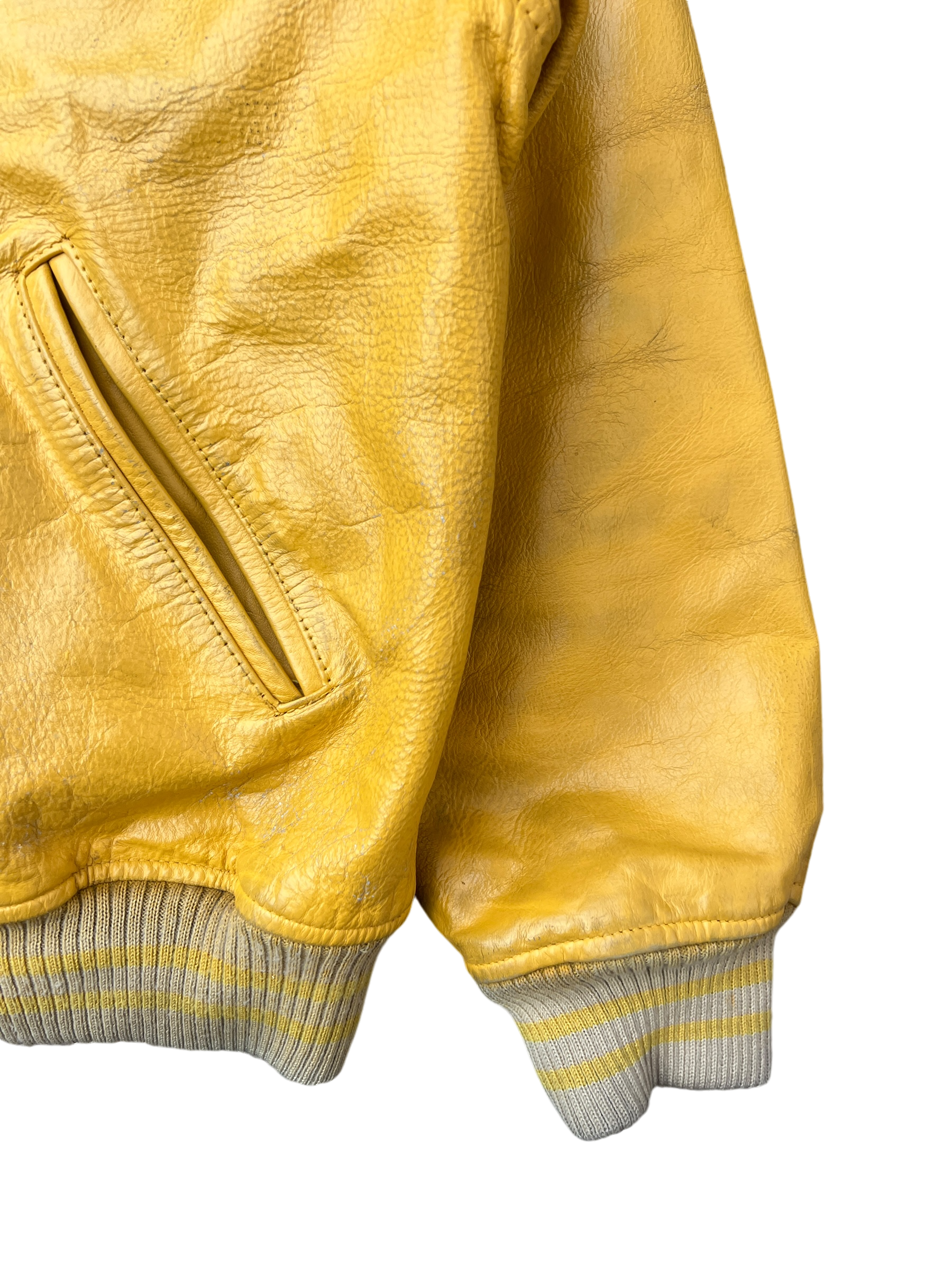 90s Rare Avirex Baseball National Champs jacket - L