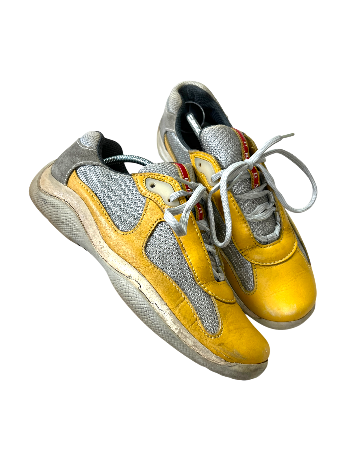 Prada America Cup Mustard shoes