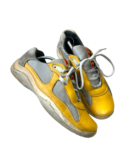 Prada America Cup Mustard shoes