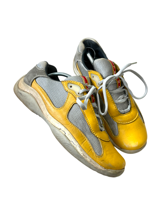 Prada America Cup Mustard shoes