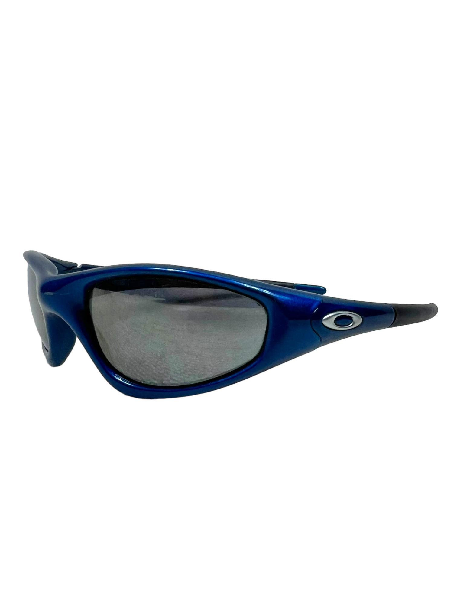 Oakley straight jackets royal blue sunglasses