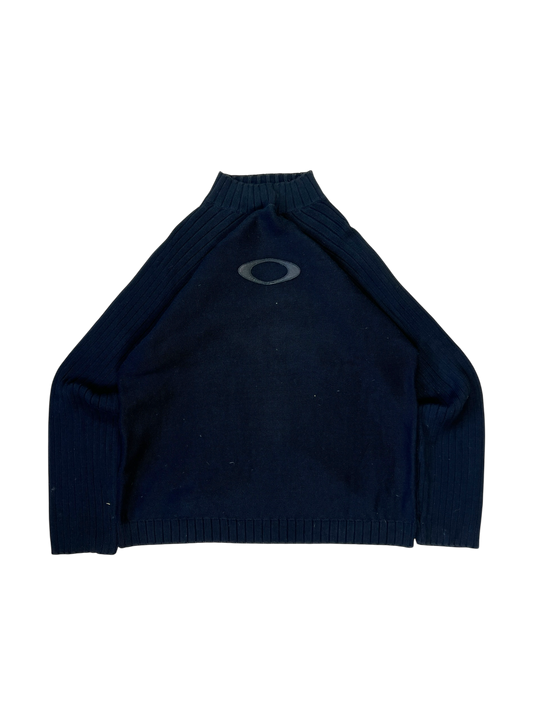 Early 2000's Oakley icon knit sweater - L